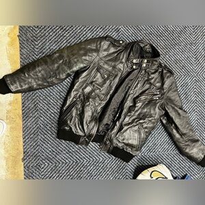 Genuine lamb leather jacket XL